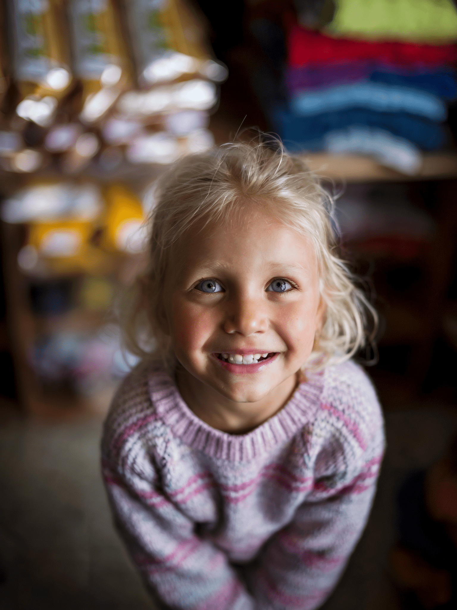 Girl wearing clothing donated by Giving Squared